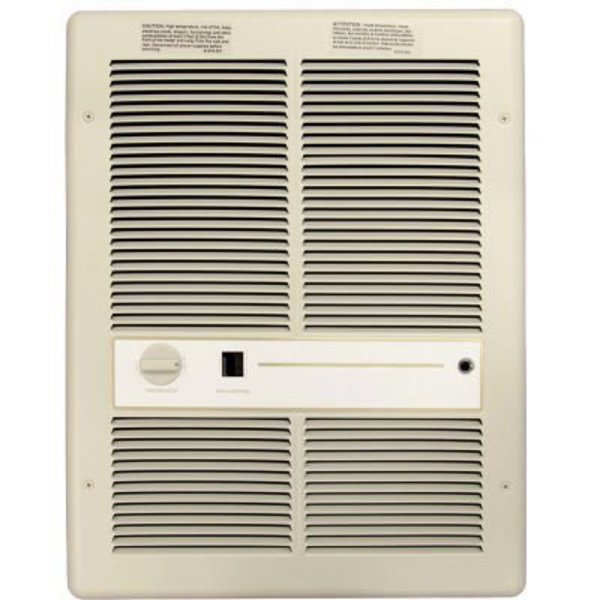 Tpi Industrial TPI Fan Forced Wall Heaters With Summer Fan Switch - 1000W 120V Ivory E3312TSRP